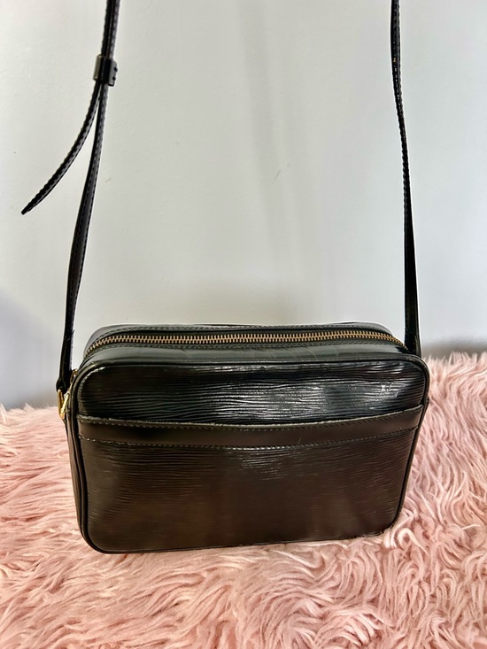 Louis Vuitton Handbags - Louis Vuitton Black Epi Leather Shoulder Bag